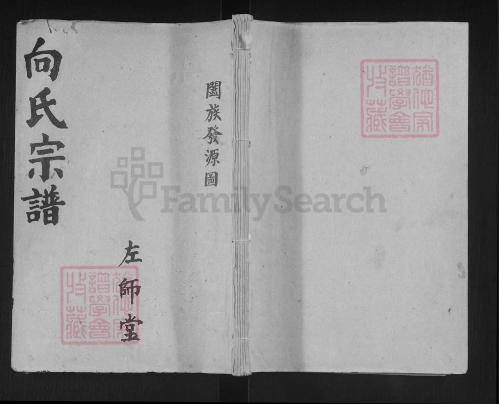 图片[1]-湖北仙桃向氏宗谱（左师堂）电子版PDF下载-中华家谱网