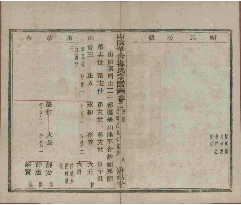 图片[6]-浙江绍兴山阴华舍寿氏宗谱（洽祜堂）电子版PDF下载-中华家谱网