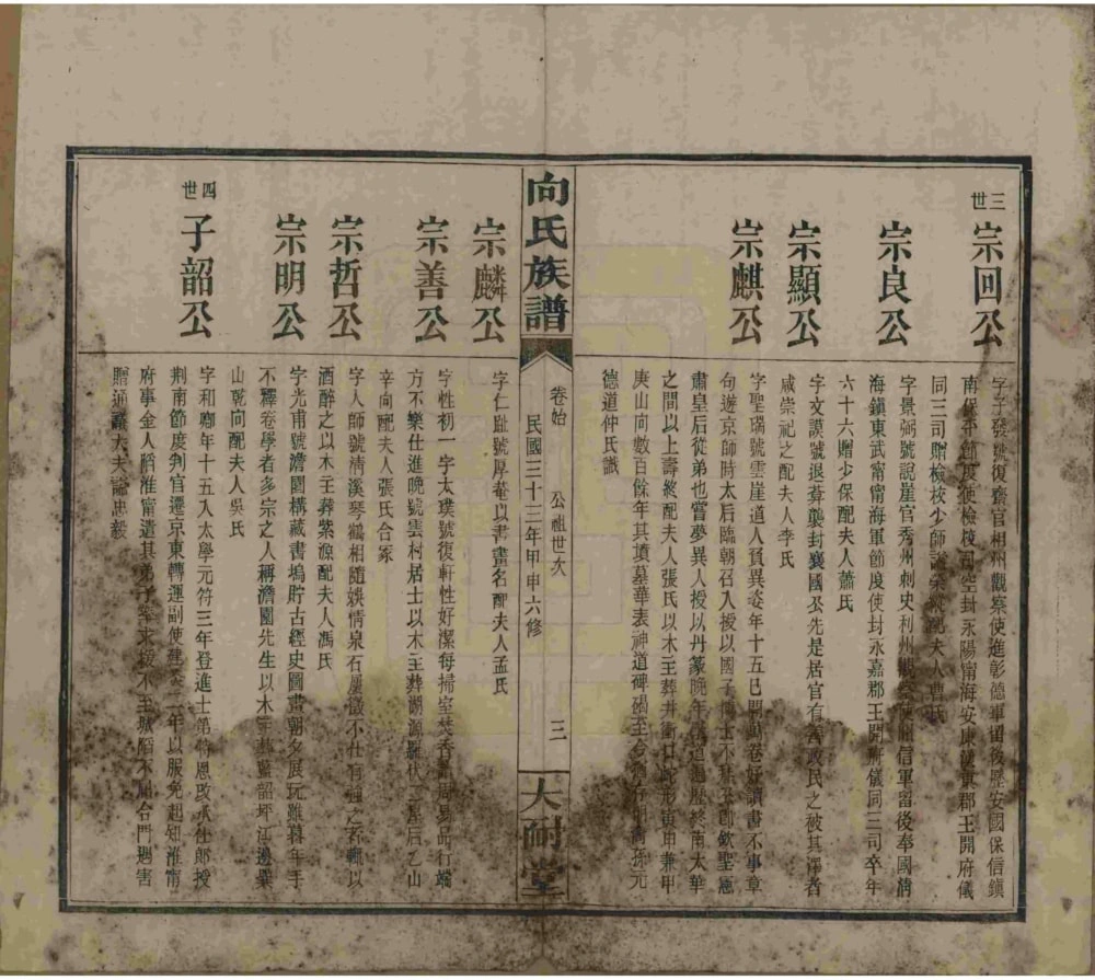 图片[5]-湖南岳阳向氏族谱（大耐堂）电子版PDF下载-中华家谱网