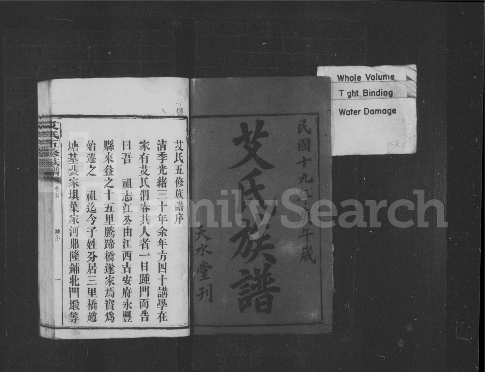 图片[2]-湖南益阳艾氏五修族谱（天水堂）电子版PDF下载-中华家谱网