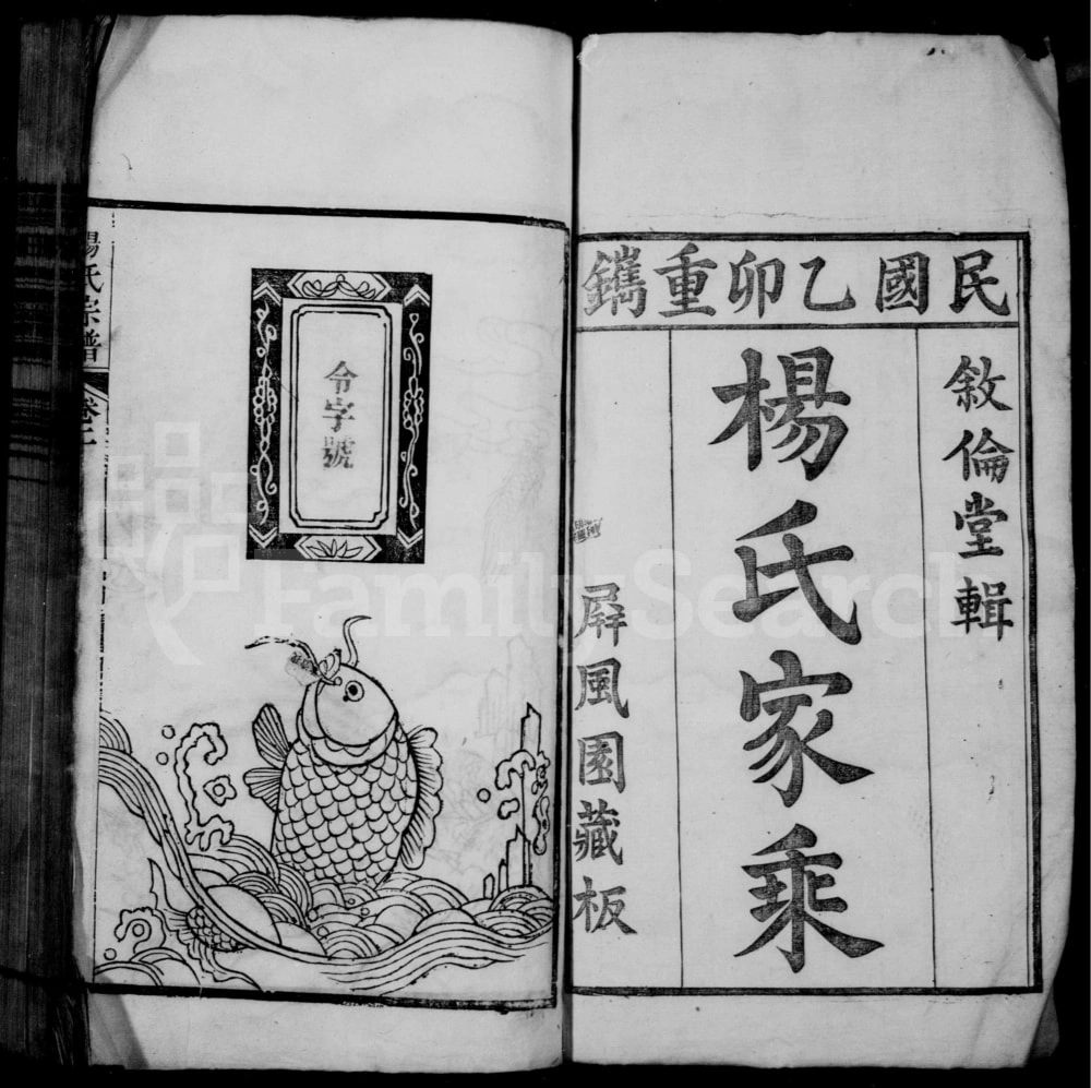 图片[2]-安徽芜湖南陵县关西杨氏宗谱（叙伦堂）电子版PDF下载-中华家谱网