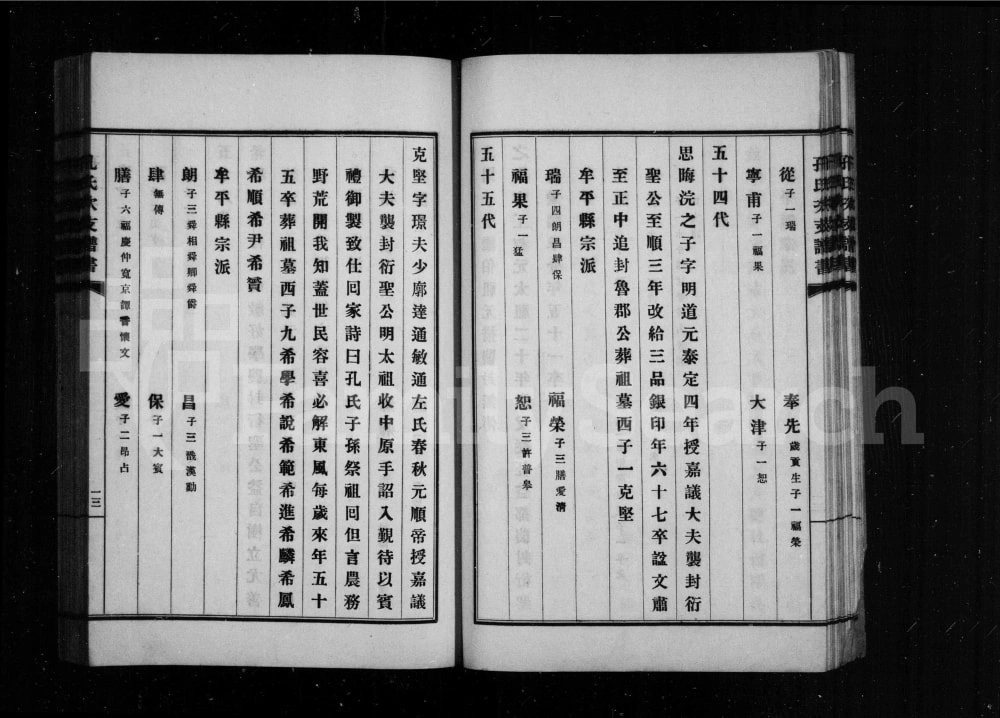 图片[8]-山东烟台牟平孔氏次支谱书电子版PDF下载-中华家谱网