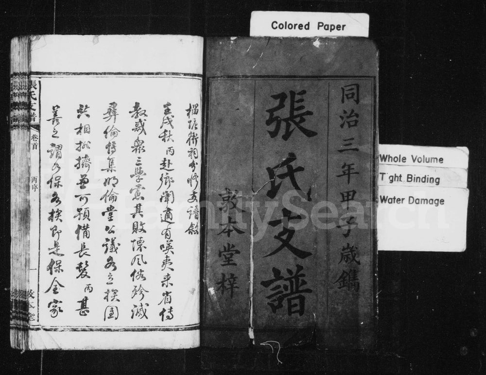 图片[2]-湖南岳阳平江张氏支谱（敦本堂）电子版PDF下载-中华家谱网