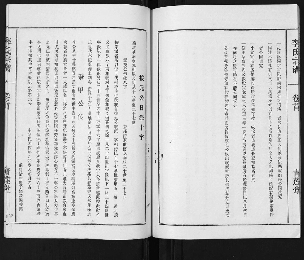 图片[3]-湖北汉川官陂李氏宗谱（青莲堂）电子版PDF下载-中华家谱网