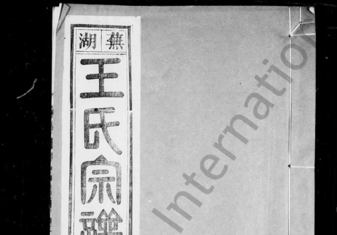 安徽芜湖王氏宗谱（孝友堂）电子版PDF下载-中华家谱网