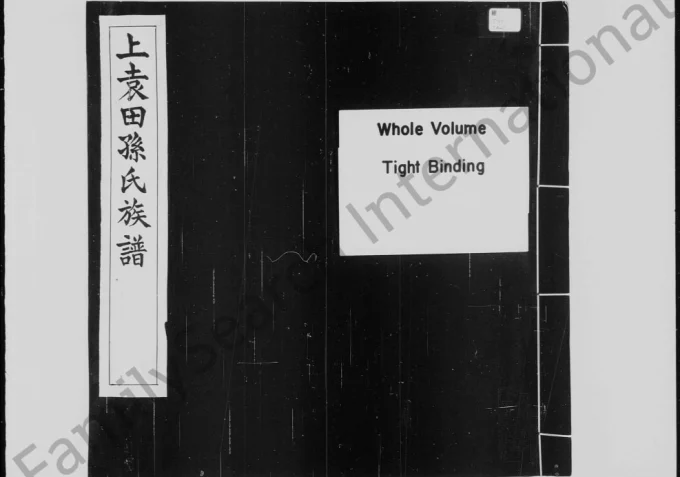 广东河源紫金县上袁田孙氏族谱电子版PDF下载-中华家谱网