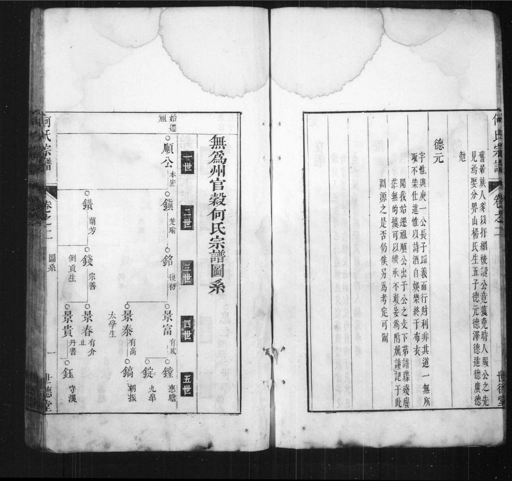 图片[5]-安徽无为何氏宗谱（世德堂）电子版PDF下载-中华家谱网