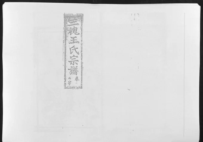 江西上饶广丰区夏社王氏族谱电子版PDF下载-中华家谱网