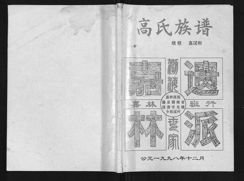 图片[1]-四川南充仪陇高氏族谱电子版PDF下载-中华家谱网