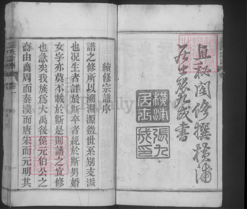 图片[1]-安徽合肥庐江县夏氏宗谱电子版PDF下载-中华家谱网