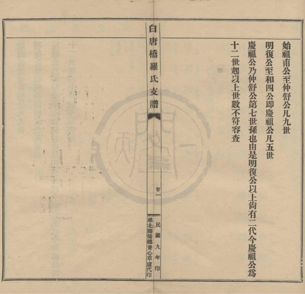 图片[7]-浙江慈溪慈北白唐桥罗氏支谱电子版PDF下载-中华家谱网