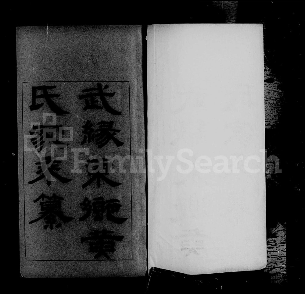 图片[1]-广西南宁武鸣武缘东乡黄氏家乘纂电子版PDF下载-中华家谱网