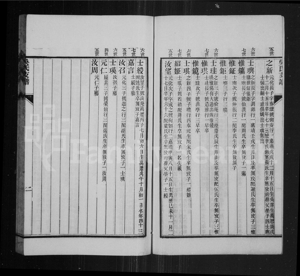 图片[5]-江苏苏州洞泾吴氏支谱电子版PDF下载-中华家谱网