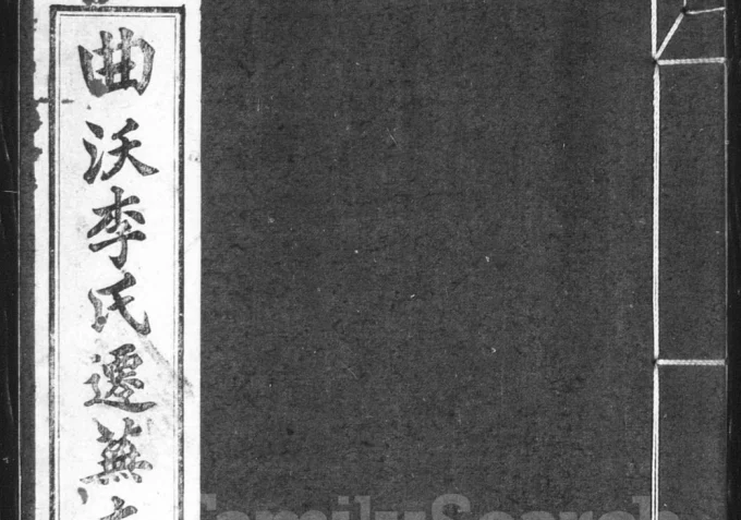 安徽芜湖曲沃李氏迁芜支谱（青莲堂）电子版PDF下载-中华家谱网