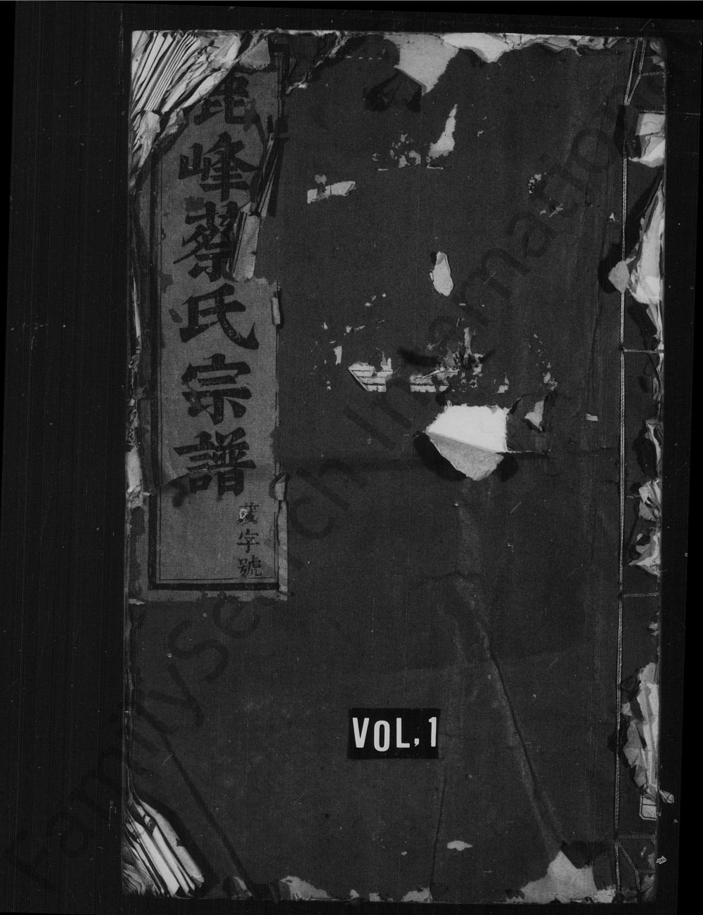 图片[1]-浙江东阳鹿峰蔡氏宗谱电子版PDF下载-中华家谱网