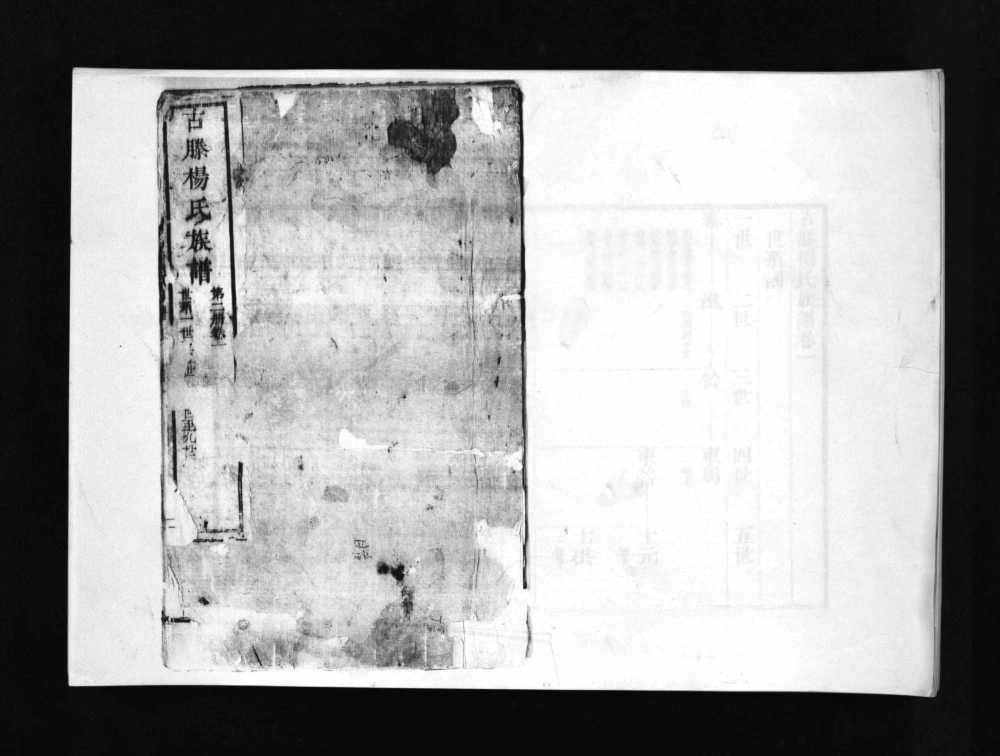 图片[1]-山东滕州古滕杨氏族谱（光绪6年本）电子版PDF下载-中华家谱网