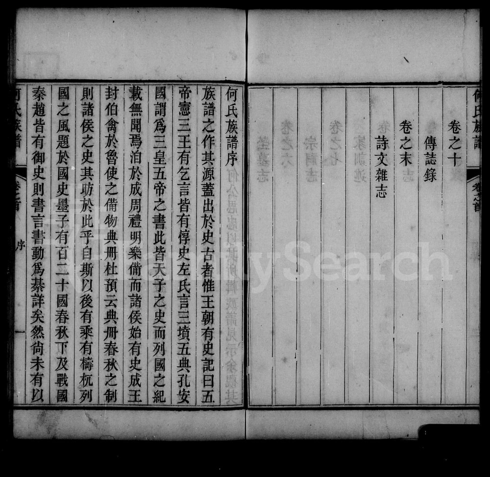 图片[1]-山西晋中灵石县何氏族谱电子版PDF下载-中华家谱网