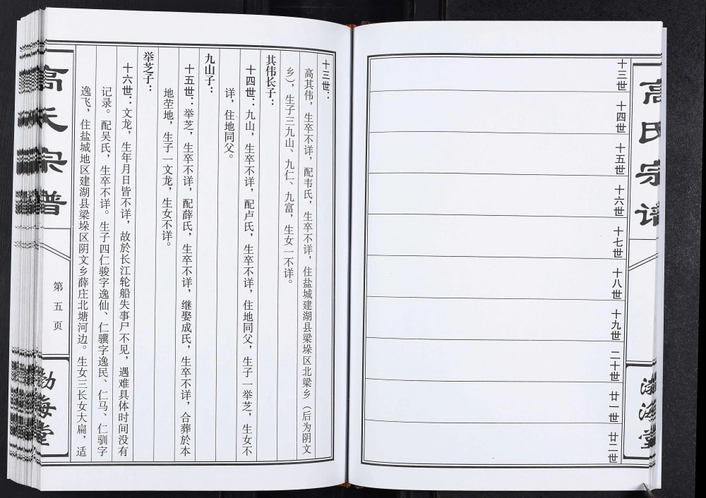 图片[6]-江苏盐城梁垛高氏钟庄支宗谱（渤海堂）电子版PDF下载-中华家谱网