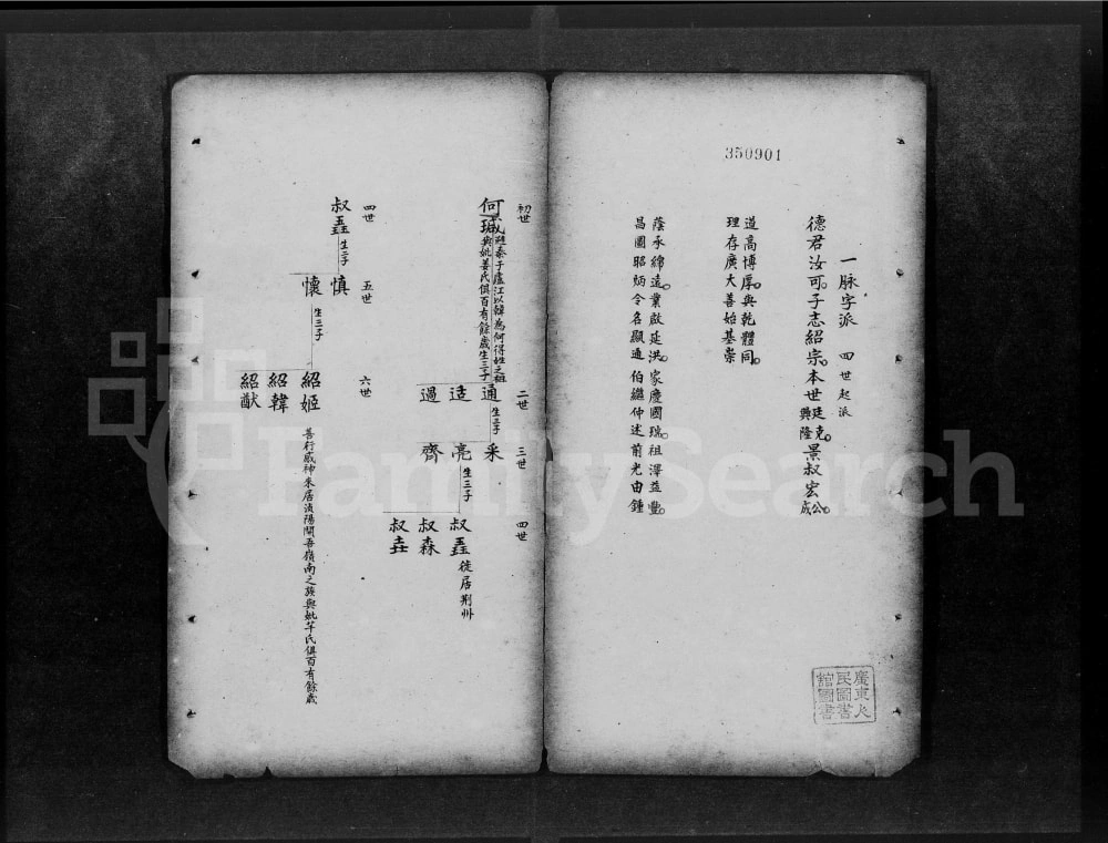 图片[3]-广东广州番禺何氏家谱（校抄合订本）电子版PDF下载-中华家谱网