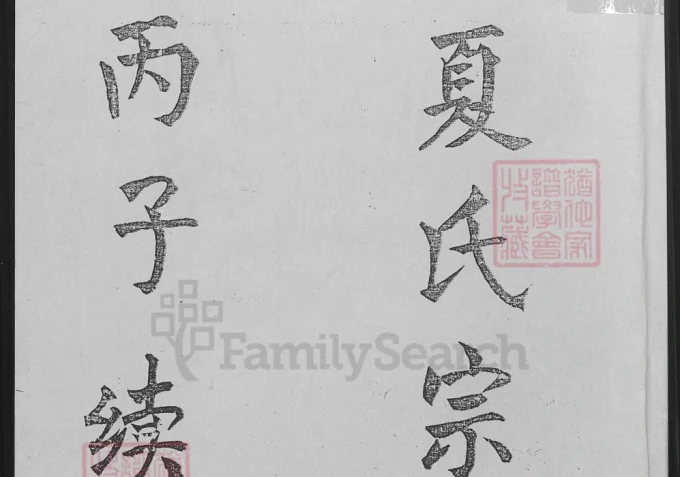 湖北武穴夏氏宗谱(树德堂)电子版PDF下载-中华家谱网