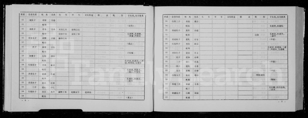 图片[7]-湖北孝感鄂澴青石桥胡氏宗谱（崇爱堂）电子版PDF下载-中华家谱网