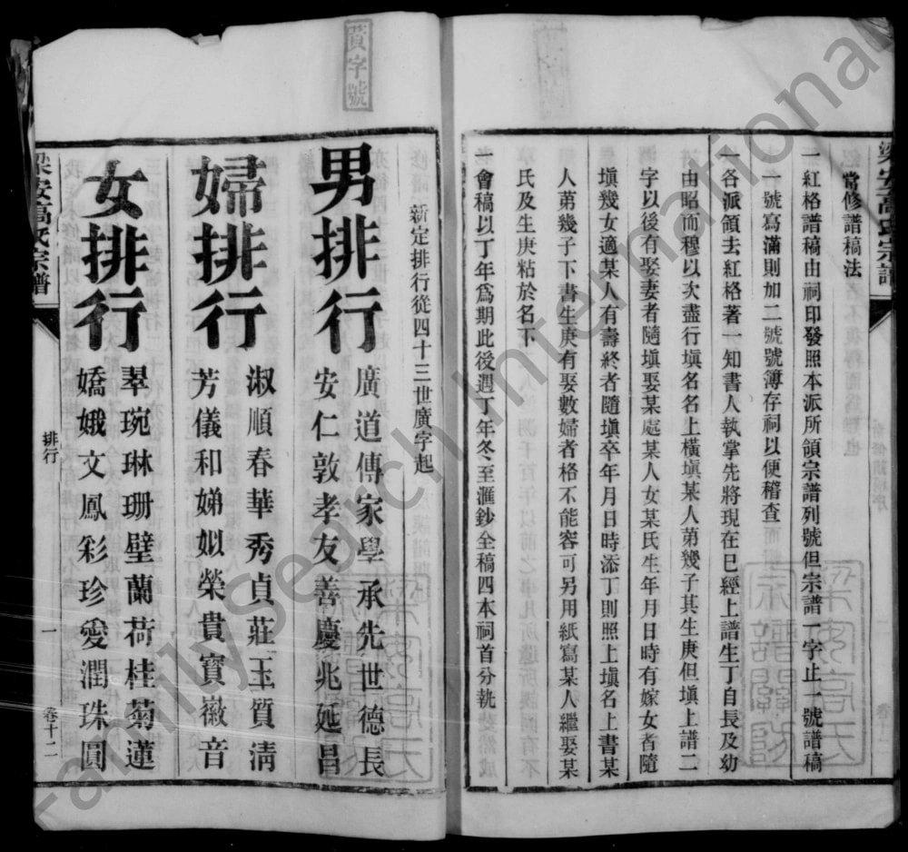 图片[3]-安徽宣城绩溪县梁安高氏宗谱电子版PDF下载-中华家谱网