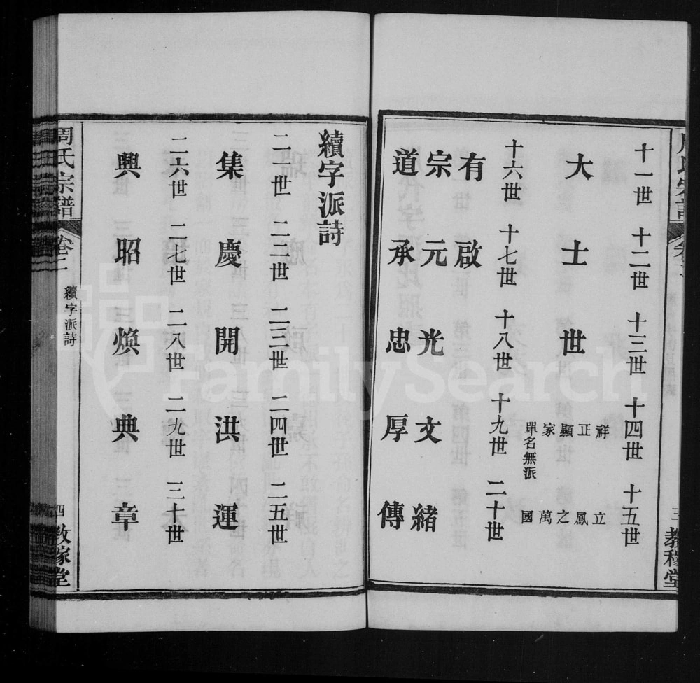 图片[5]-湖北武汉黄陂周氏宗谱（教稼堂）电子版PDF下载-中华家谱网