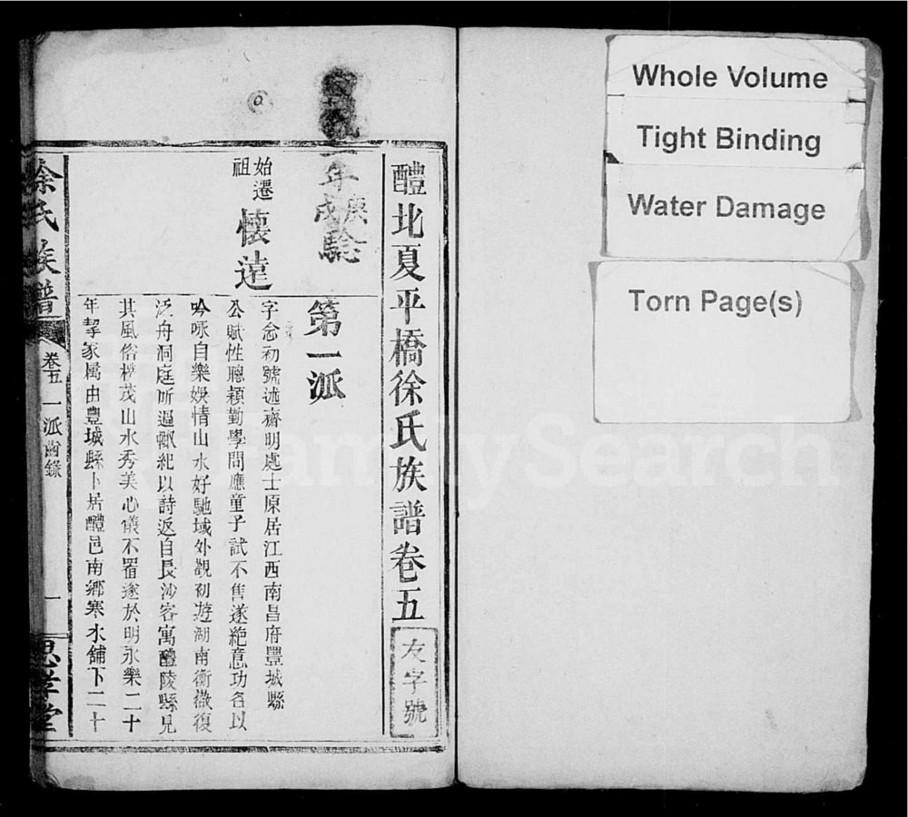 图片[5]-湖南醴陵醴北夏平桥徐氏族谱（思孝堂）电子版PDF下载-中华家谱网