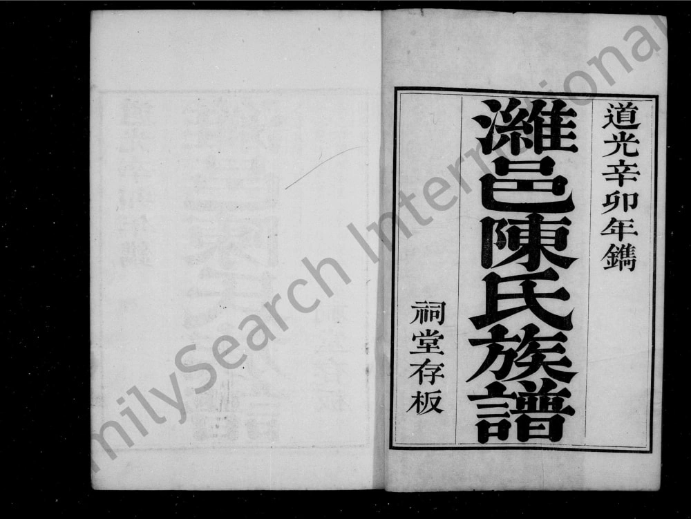 图片[1]-山东潍坊潍邑陈氏族谱电子版PDF下载-中华家谱网