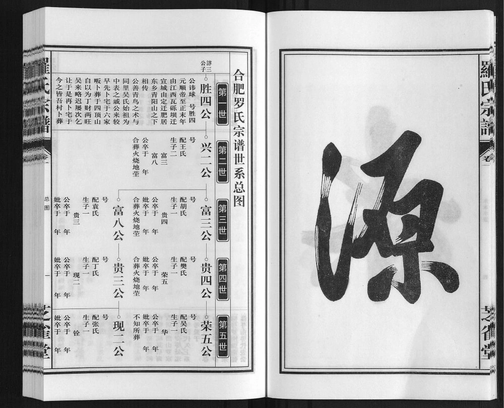 图片[4]-安徽合肥东乡罗氏宗谱（芝雀堂）电子版PDF下载-中华家谱网