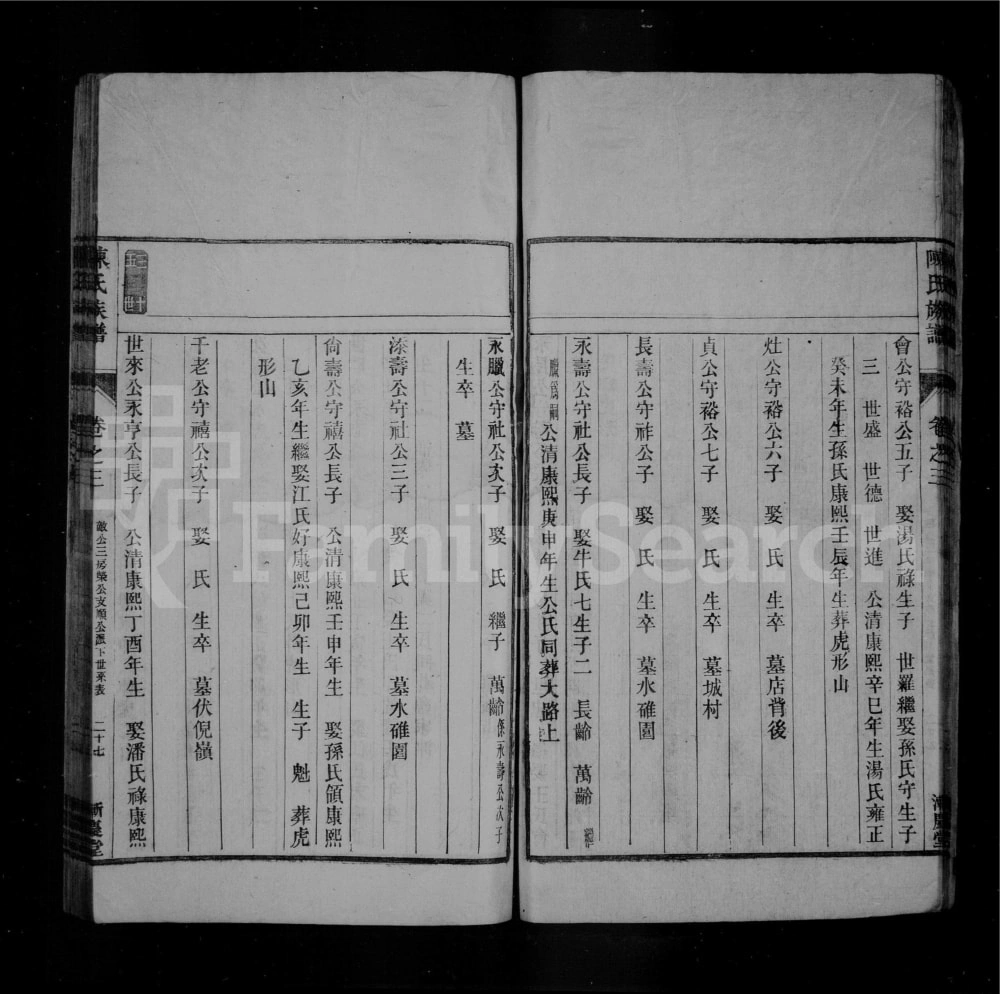 图片[7]-安徽黄山仙源百穴山陈氏重修宗谱（渐庆堂）电子版PDF下载-中华家谱网