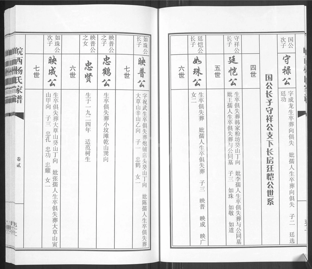 图片[8]-安徽六安霍邱县皖西杨氏家谱（四知堂）电子版PDF下载-中华家谱网