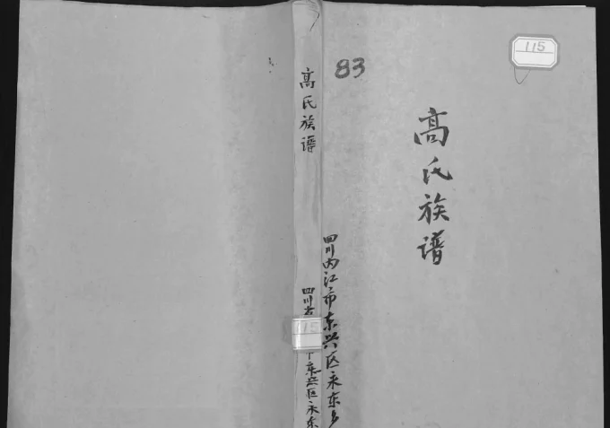 四川内江东兴区高氏族谱电子版PDF下载-中华家谱网