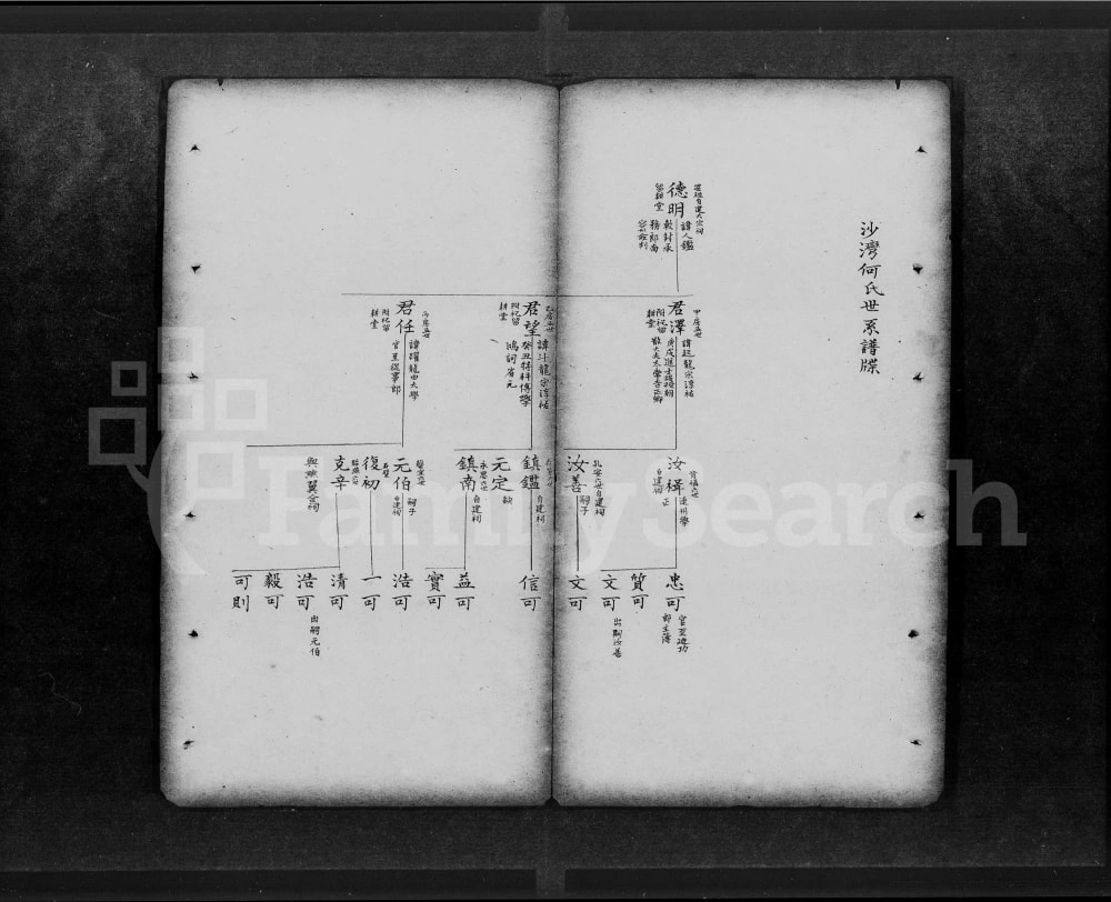 图片[5]-广东广州番禺何氏家谱（校抄合订本）电子版PDF下载-中华家谱网