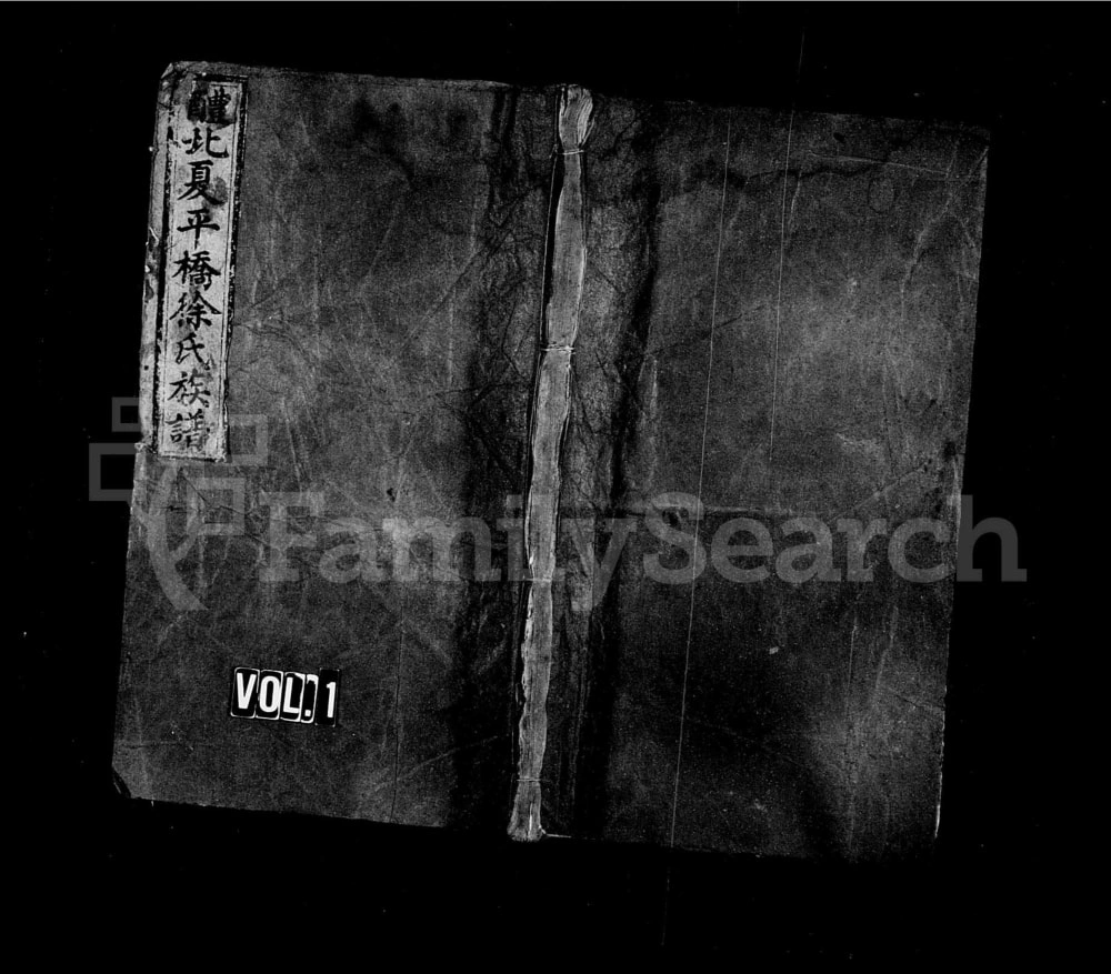 图片[1]-湖南醴陵醴北夏平桥徐氏族谱（思孝堂）电子版PDF下载-中华家谱网