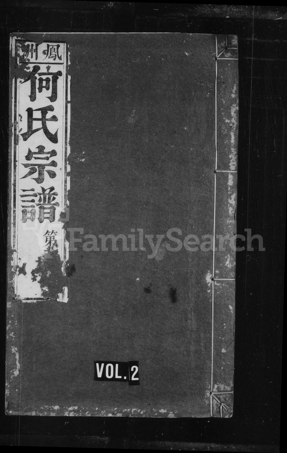 图片[1]-安徽芜湖南陵县凤洲何氏宗谱电子版PDF下载-中华家谱网