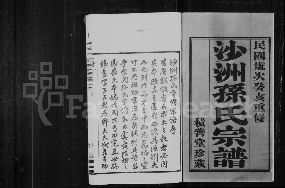 图片[2]-江苏江阴沙洲孙氏宗谱（积善堂）电子版PDF下载-中华家谱网