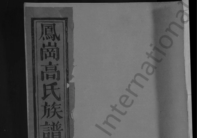 江西上饶凤岗高氏族谱(善庆堂)电子版PDF下载-中华家谱网