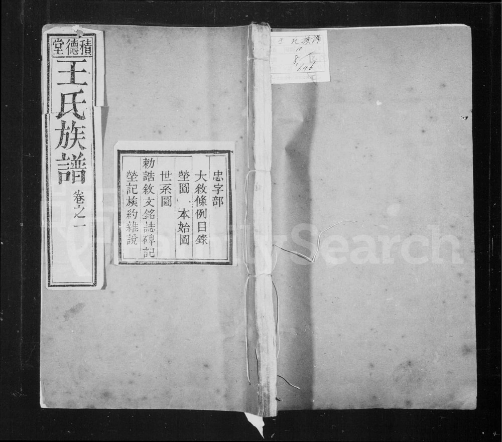 图片[1]-河北邢台宁晋县王氏族谱（积德堂）电子版PDF下载-中华家谱网