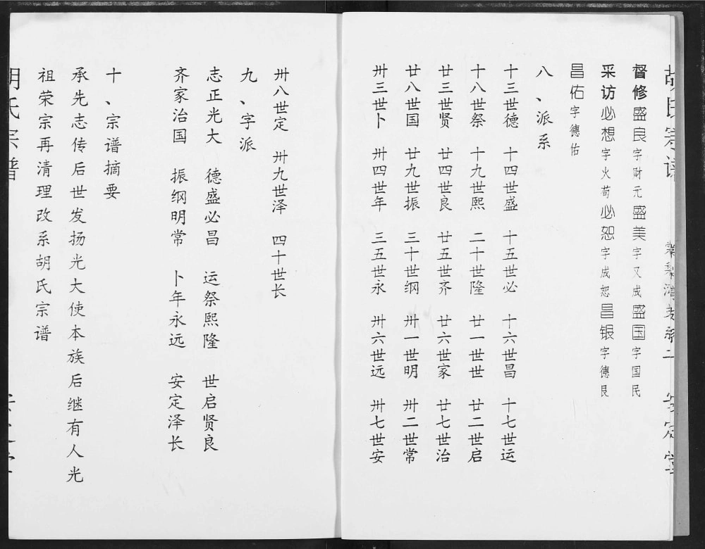 图片[4]-湖北孝感云梦胡氏宗谱（安定堂）电子版PDF下载-中华家谱网