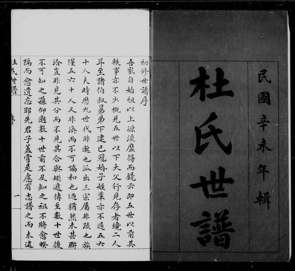 图片[1]-山东滨州杜氏世谱电子版PDF下载-中华家谱网