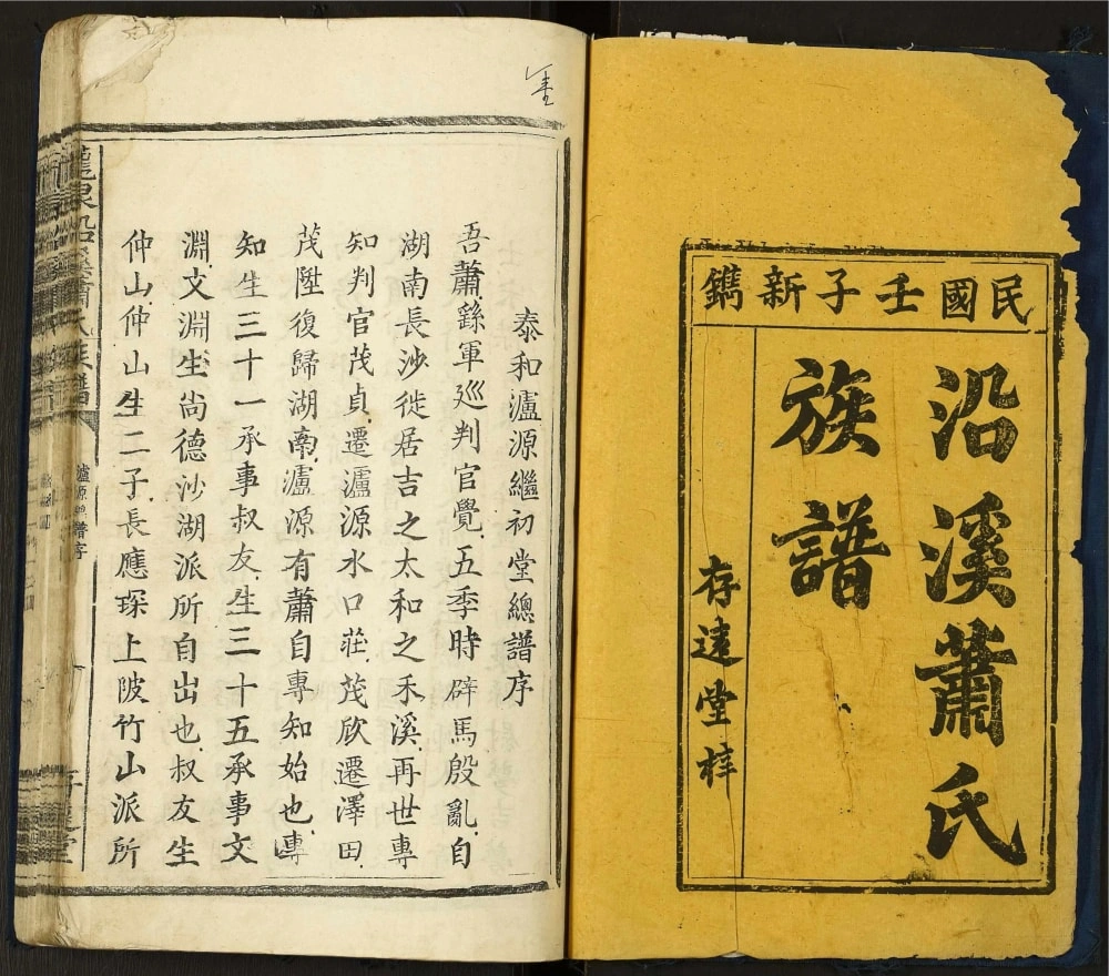 图片[1]-江西吉安泰和县龙泉沿溪萧(肖)氏族谱（存远堂）电子版PDF下载-中华家谱网