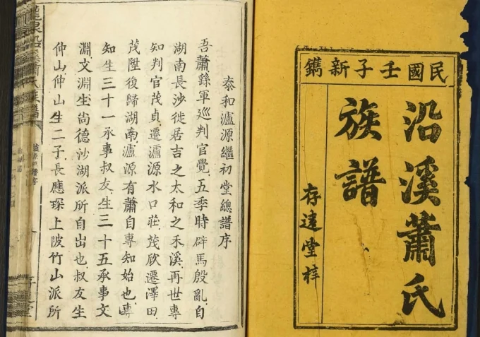 江西吉安泰和县龙泉沿溪萧(肖)氏族谱(存远堂)电子版PDF下载-中华家谱网