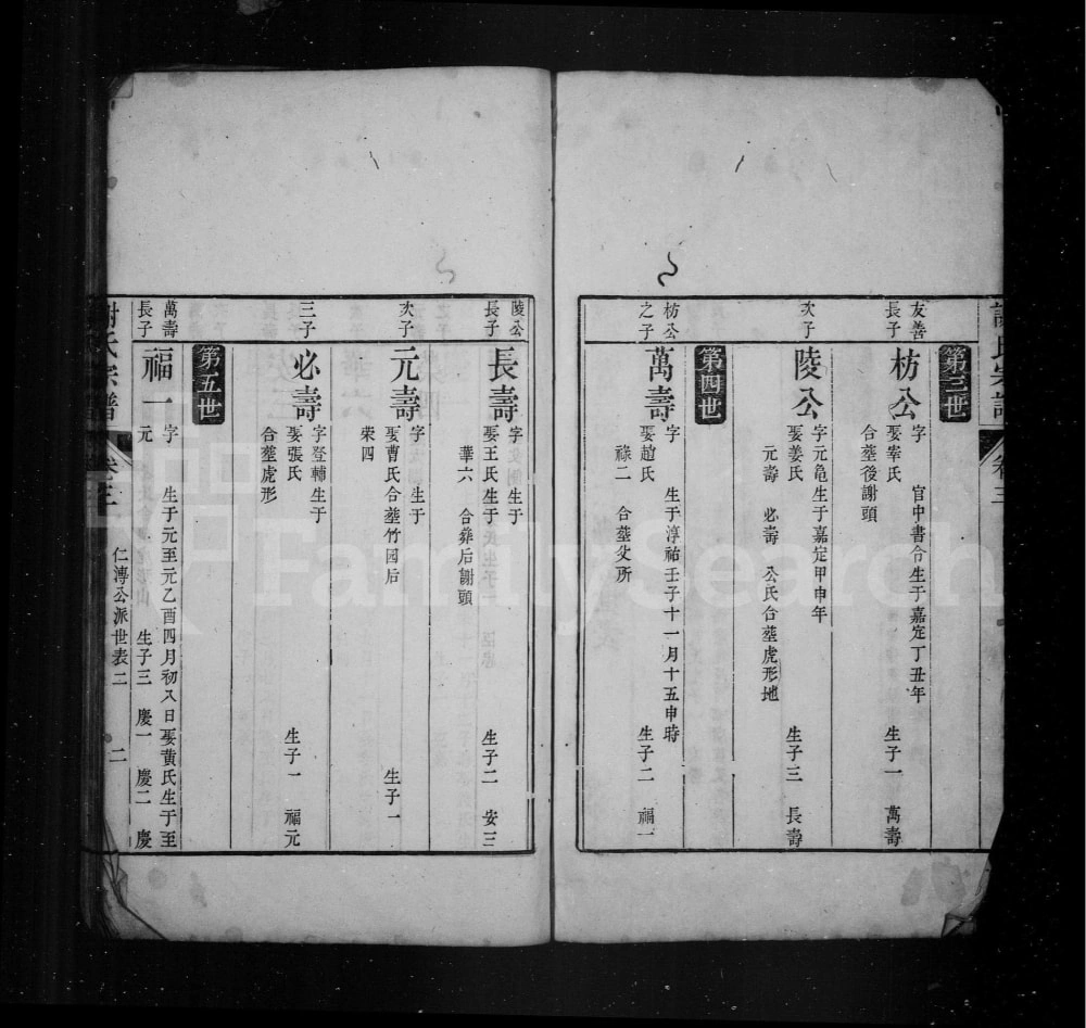 图片[5]-安徽宣城旌德谢氏宗谱电子版PDF下载-中华家谱网