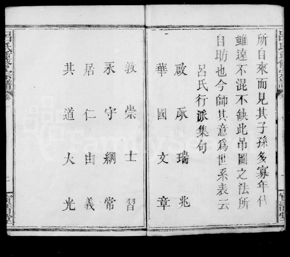 图片[3]-湖北蕲春江西九江吕氏重修宗谱（寅清堂）电子版PDF下载-中华家谱网