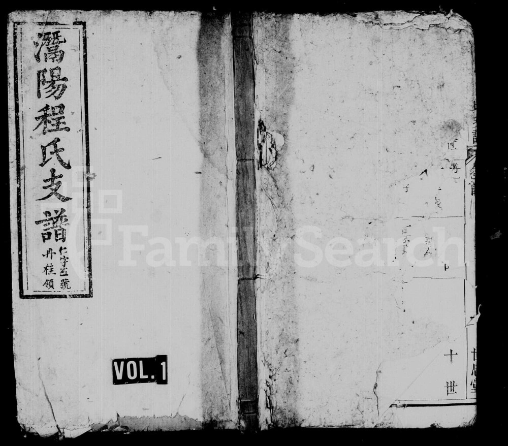 图片[1]-安徽安庆潜山县皖潜程氏续修族谱（世忠堂）电子版PDF下载-中华家谱网