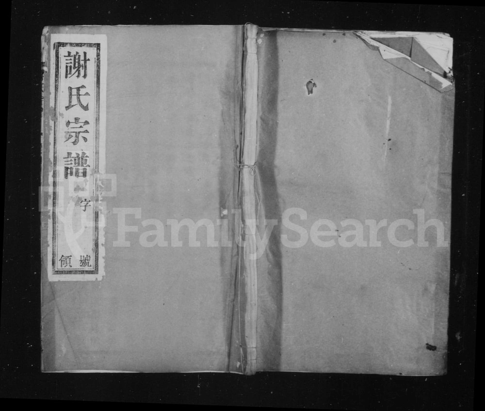 图片[1]-江苏宜兴贝墅谢氏重修宗谱（哲经堂）电子版PDF下载-中华家谱网