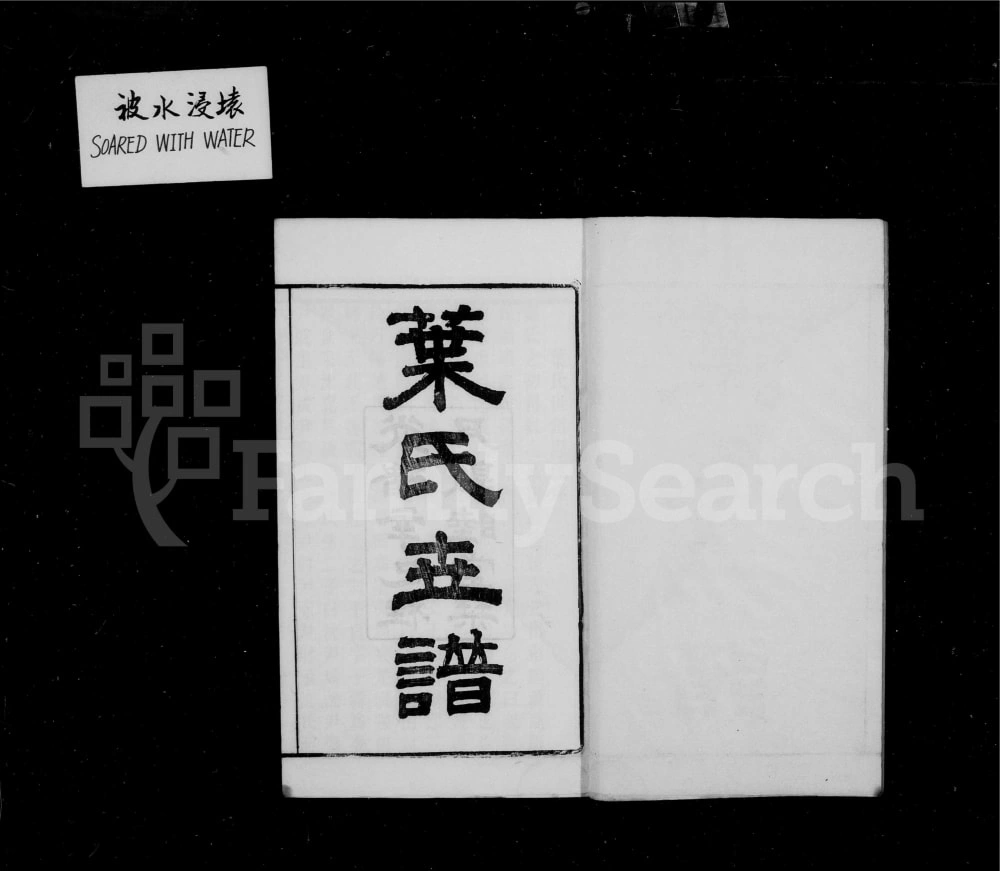 图片[1]-江苏苏州大湖头叶氏支谱（敦睦堂）电子版PDF下载-中华家谱网