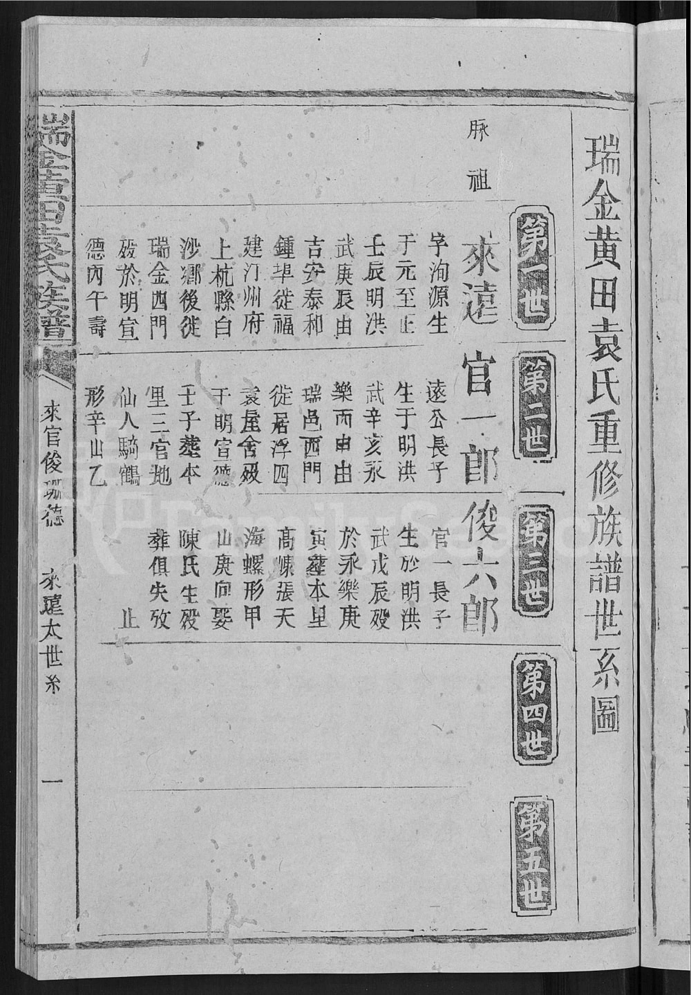 图片[3]-江西瑞金黄田袁氏重修族谱电子版PDF下载-中华家谱网