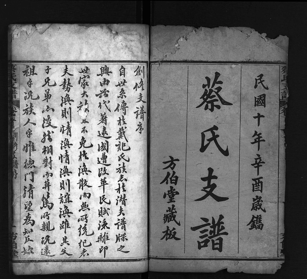 图片[2]-湖北麻城上分蔡氏支谱（方伯堂）电子版PDF下载-中华家谱网